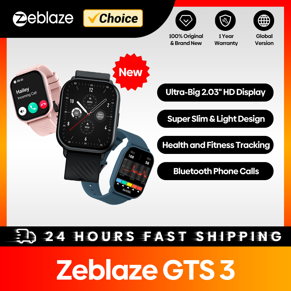 Smartwatch X12 - New Zeblaze GTS 3 Voice Calling