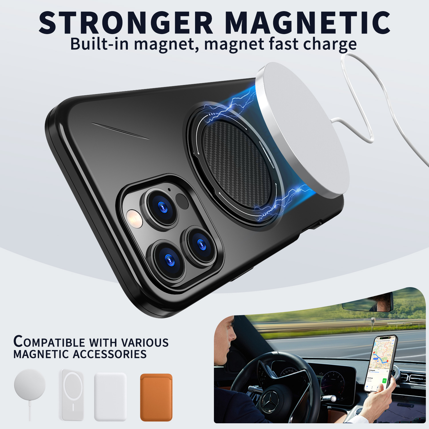 Wireless Charging Strong Magne - مراجعة Magnetic Charging Stand وسعره