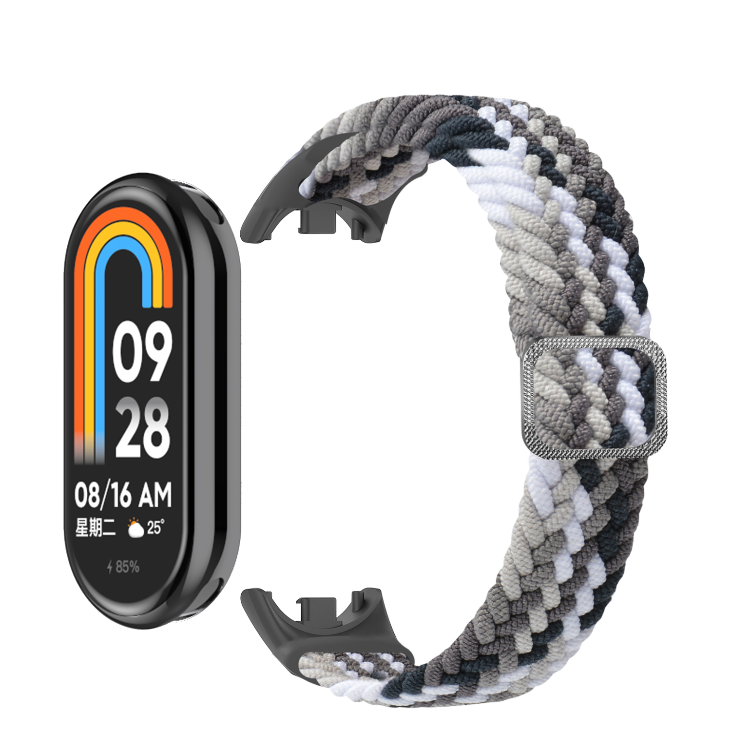 Bracelet for Mi band 10 9 8 7  - مراجعة Solo Loop Strap وسعره