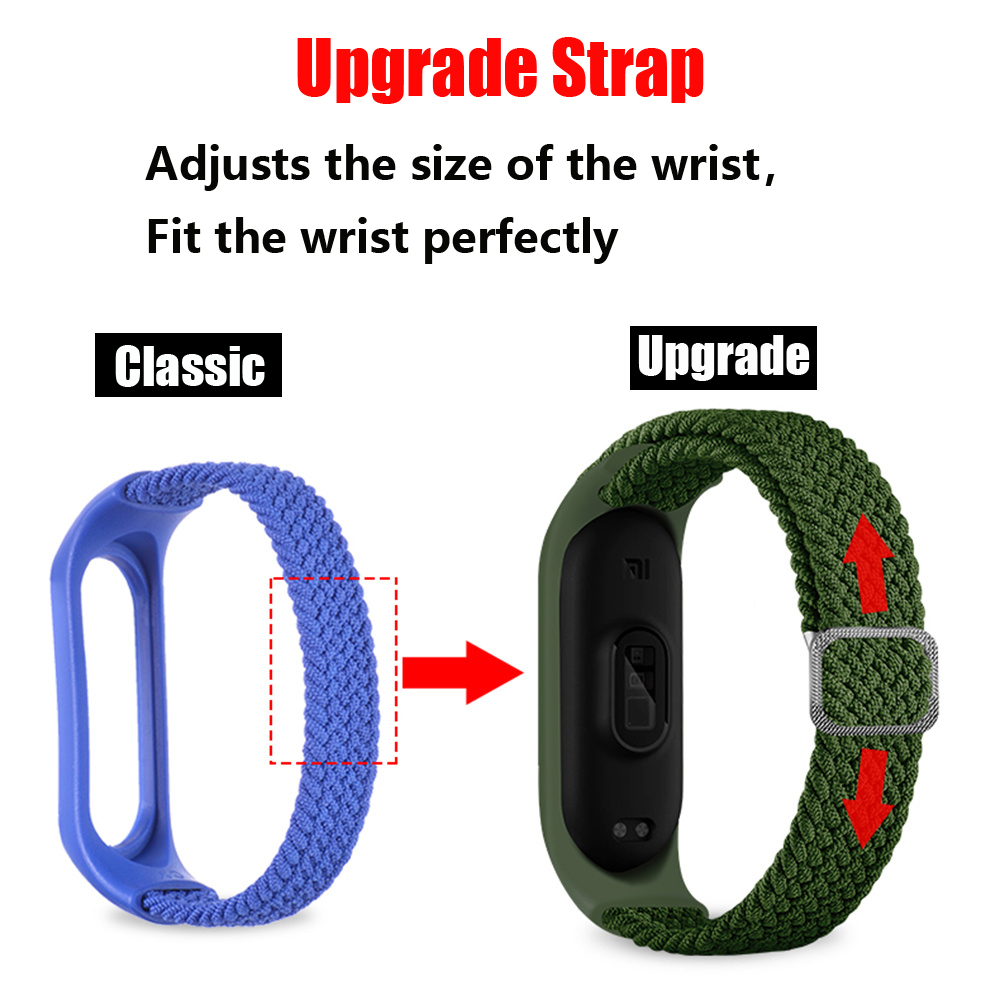 Bracelet for Mi band 10 9 8 7  - مراجعة Solo Loop Strap وسعره