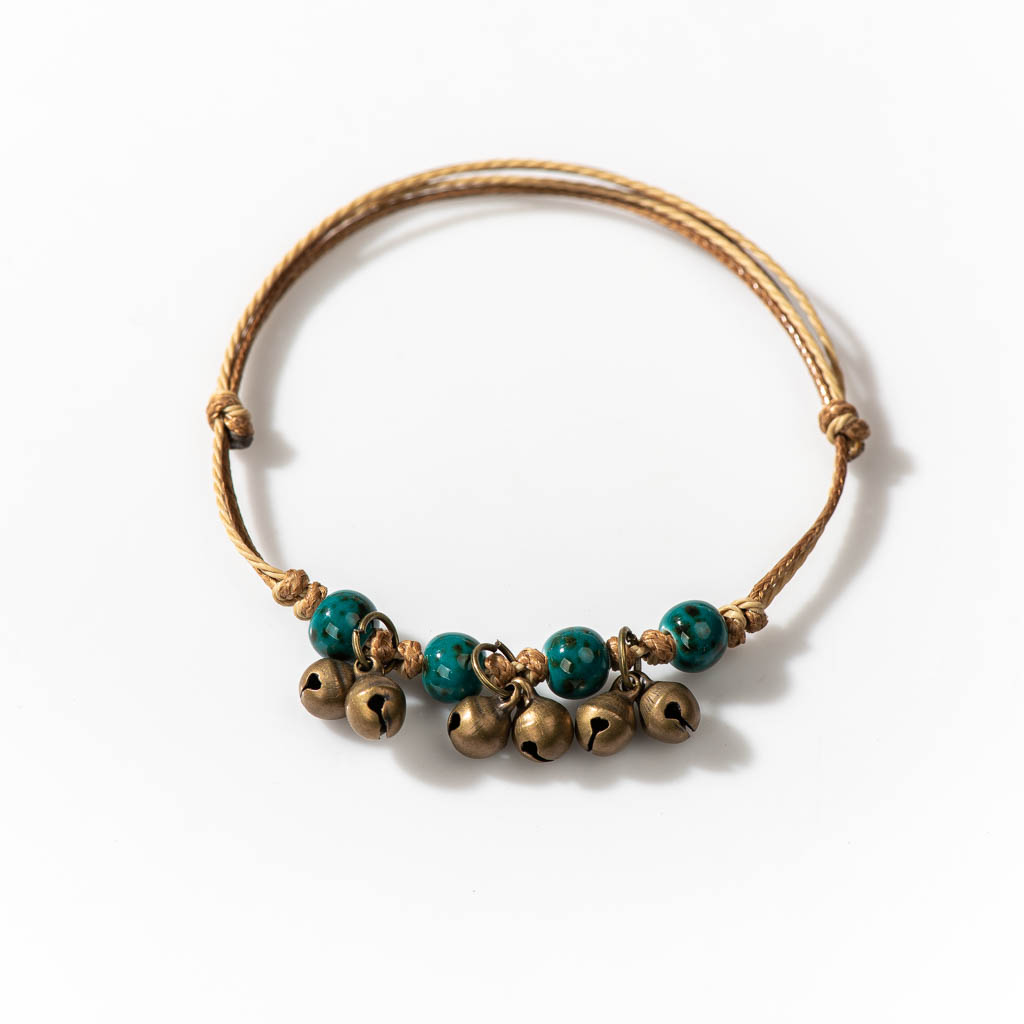Handmade Ceramic Retro Style B - مراجعة Ceramic Link Bracelet وسعره