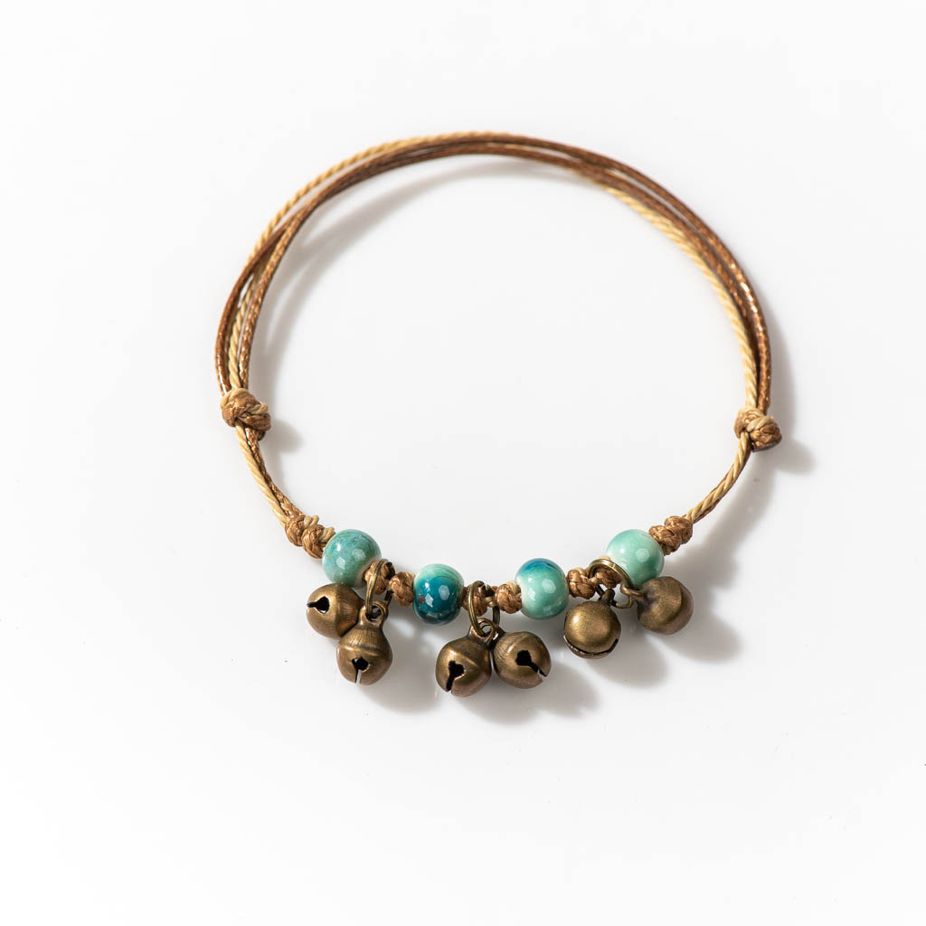 Handmade Ceramic Retro Style B - مراجعة Ceramic Link Bracelet وسعره