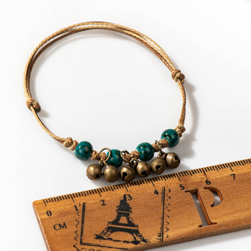 Handmade Ceramic Retro Style B - مراجعة Ceramic Link Bracelet وسعره