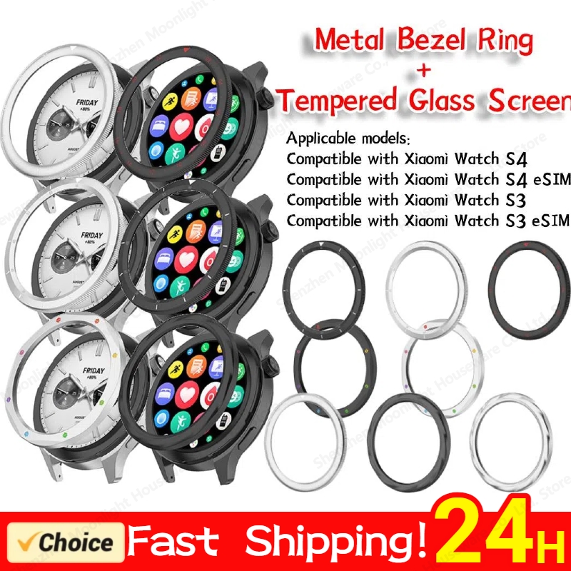 Metal Bezel for  Xiaomi Watch  - مراجعة Xiaomi Smartwatch S3 Accessories وسعره