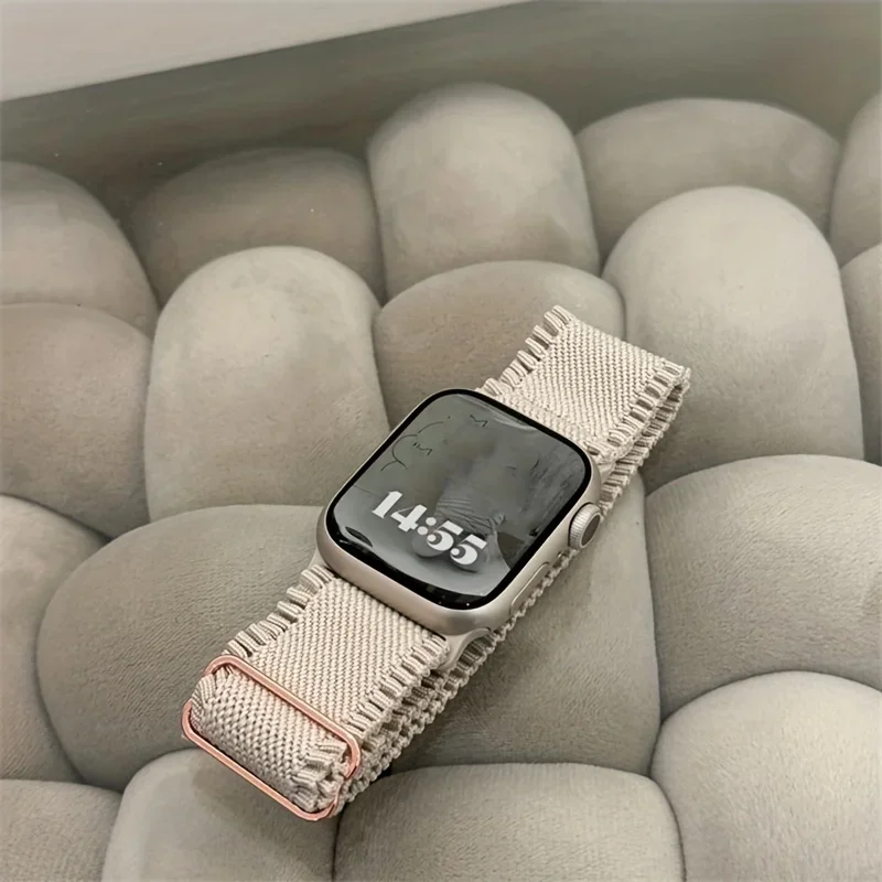 Woman Lace Elastic Nylon Band  - مراجعة Solo Loop Strap وسعره