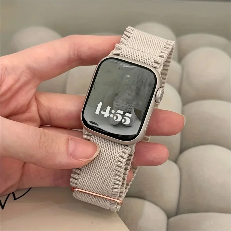 Woman Lace Elastic Nylon Band  - مراجعة Solo Loop Strap وسعره