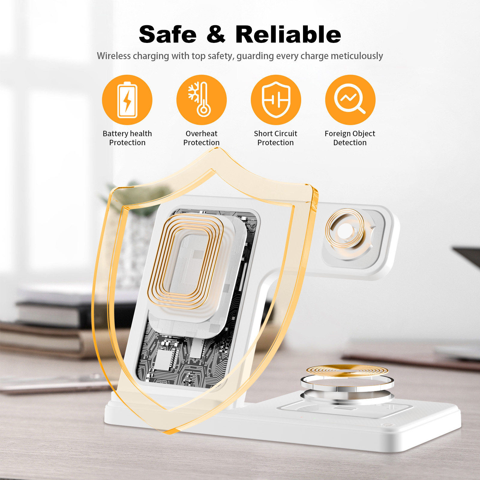 15W Magnetic Wireless Charger  - مراجعة Smartwatch Ac وسعره