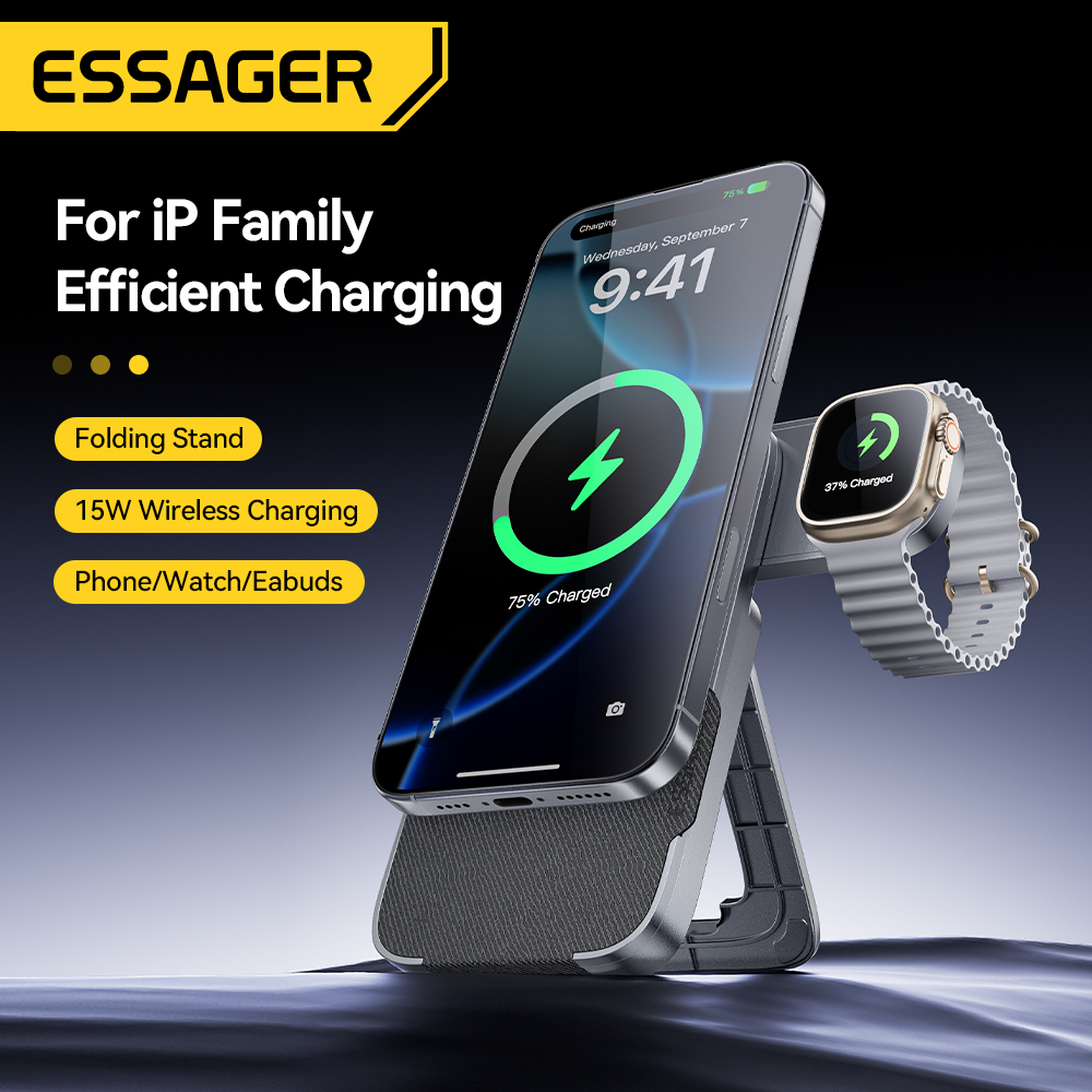 Essager 3-in-1 Portable Foldin - مراجعة Smartwatch Ac وسعره