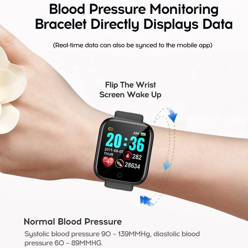 Smart Watch Men Women Wristwat - مراجعة Android Smartwatch Accessories وسعره