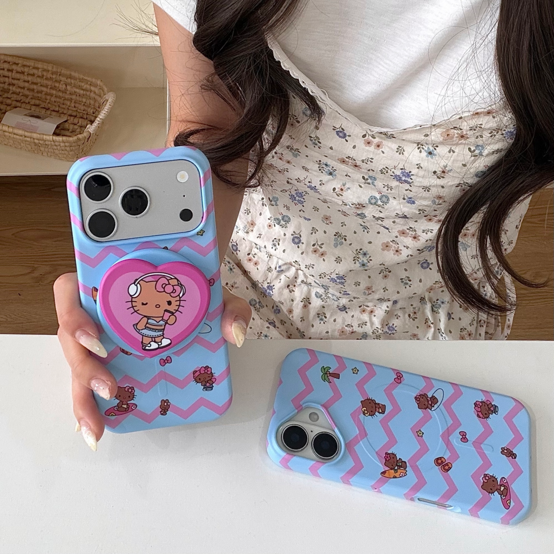 Luxury Ripple Pattern Black He - مراجعة Magnetic Charging Stand وسعره