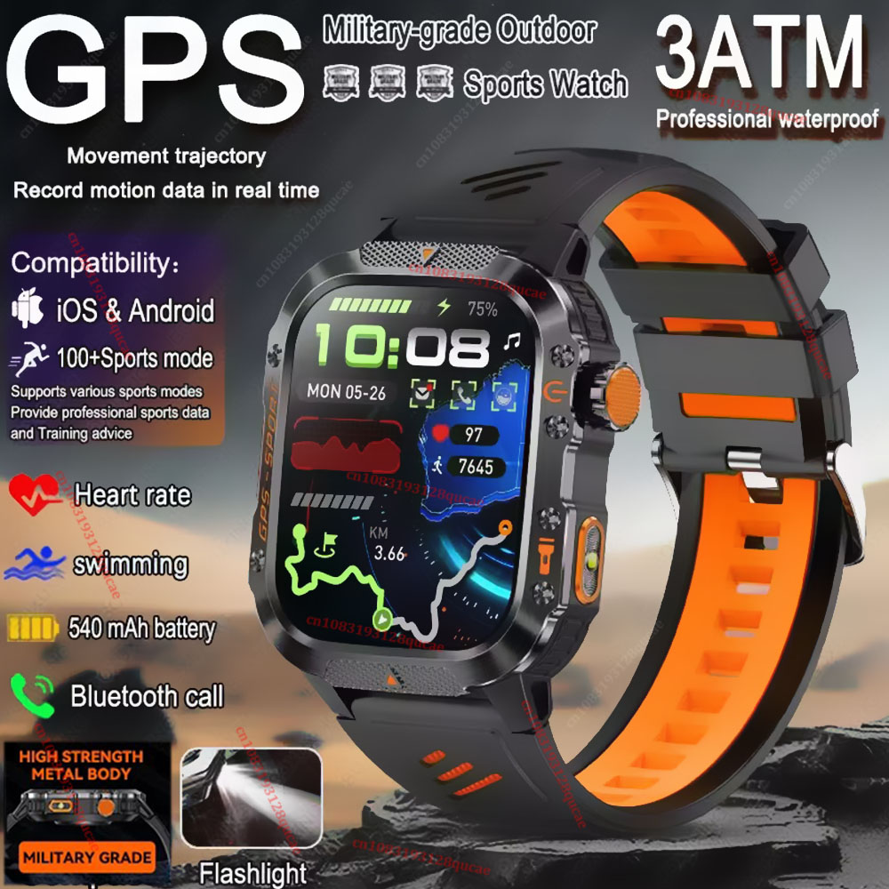 2026 Military Outdoor Smart Wa - مراجعة Smartwatch X12 وسعره