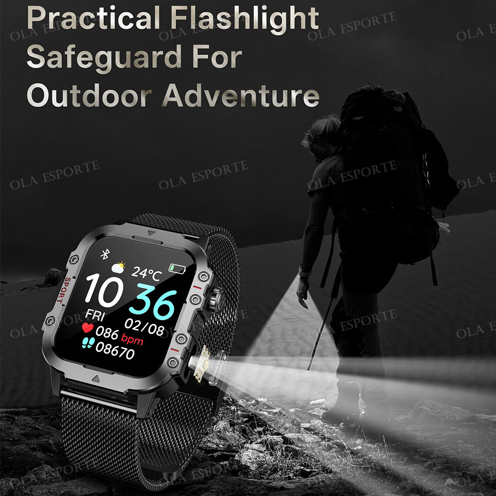 2026 Military Outdoor Smart Wa - مراجعة Smartwatch X12 وسعره