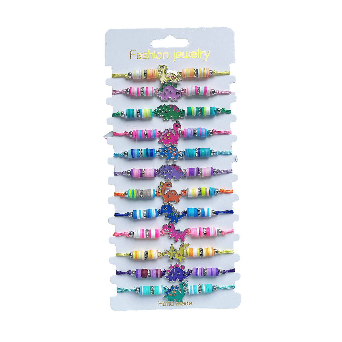 12Pcs Bohemian Style Colorful  - مراجعة Ceramic Link Bracelet وسعره