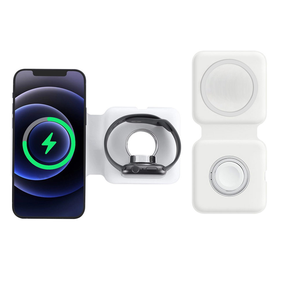 2IN1 Magnetic Wireless Charger - مراجعة Smartwatch X12 وسعره