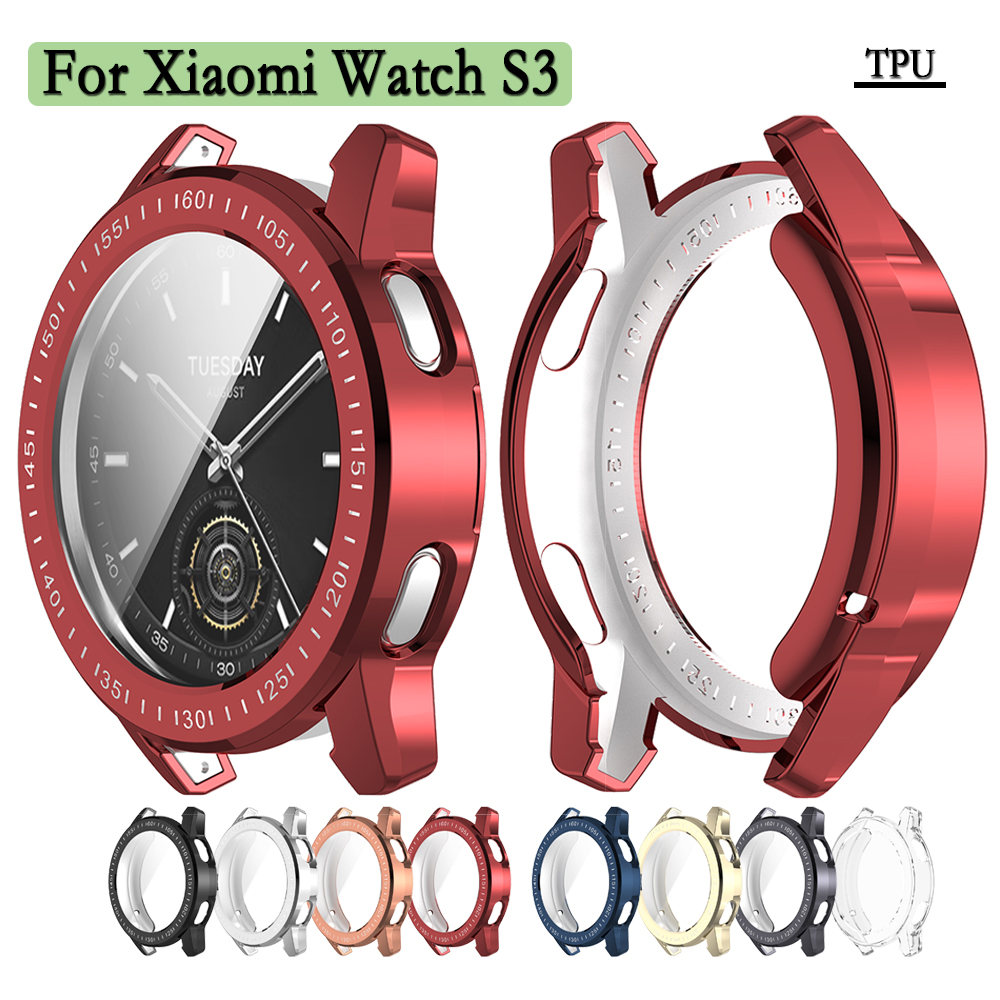 For Xiaomi Watch S3 Case Soft  - مراجعة Xiaomi Smartwatch S3 Accessories وسعره