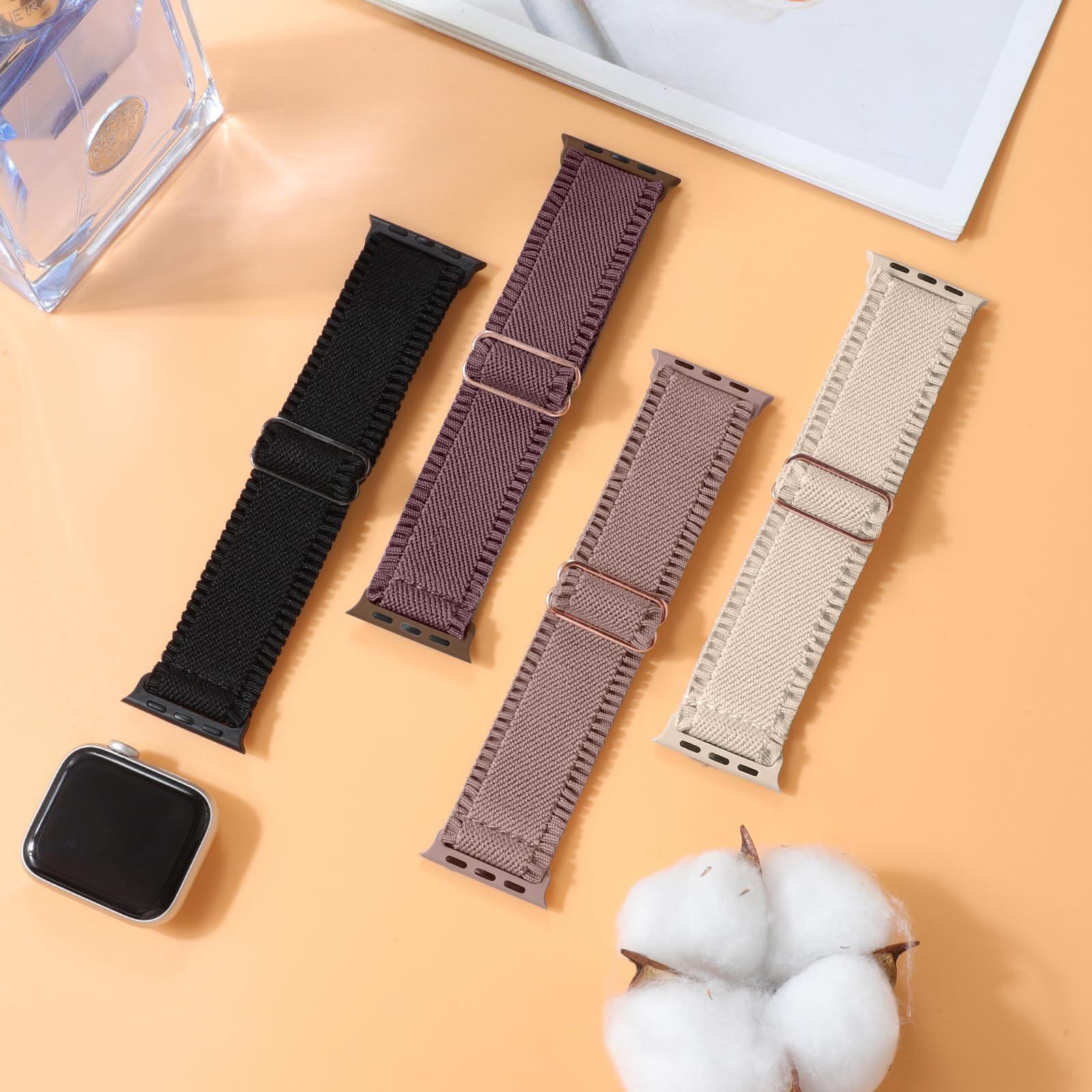 Lace Nylon Watch Band Compatib - مراجعة Solo Loop Strap وسعره