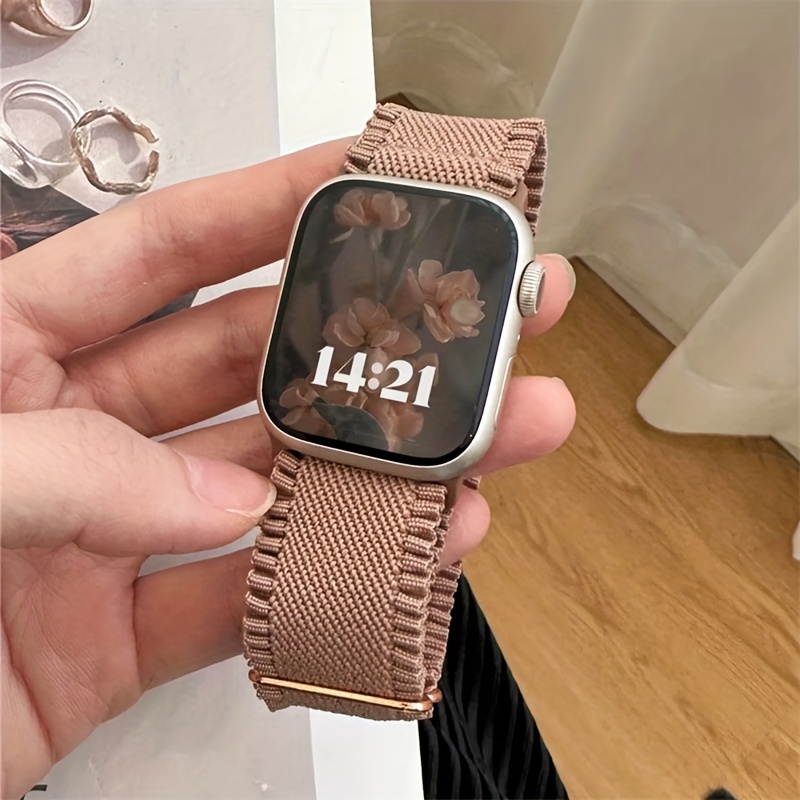 Lace Nylon Watch Band Compatib - مراجعة Solo Loop Strap وسعره