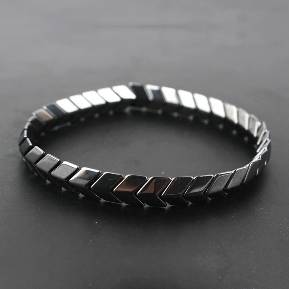 Elegant Black Gallstone Bracel - مراجعة Ceramic Link Bracelet وسعره