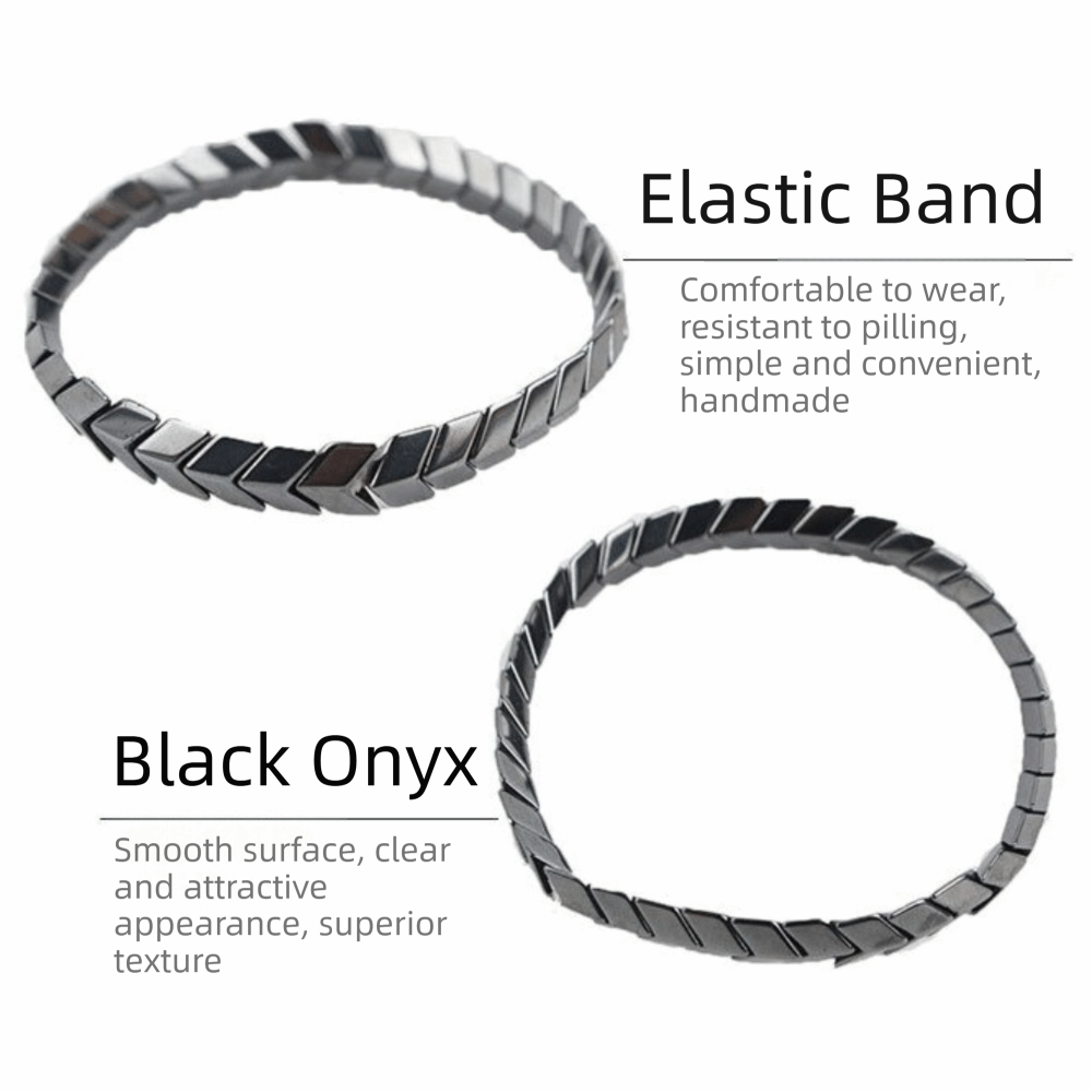 Elegant Black Gallstone Bracel - مراجعة Ceramic Link Bracelet وسعره