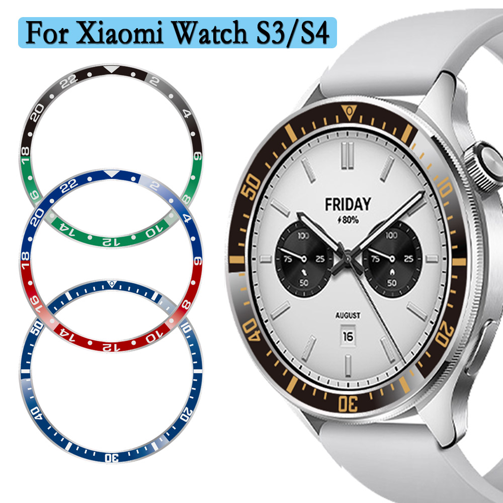 Steel Bezel Rings For Xiaomi W - مراجعة Xiaomi Smartwatch S3 Accessories وسعره