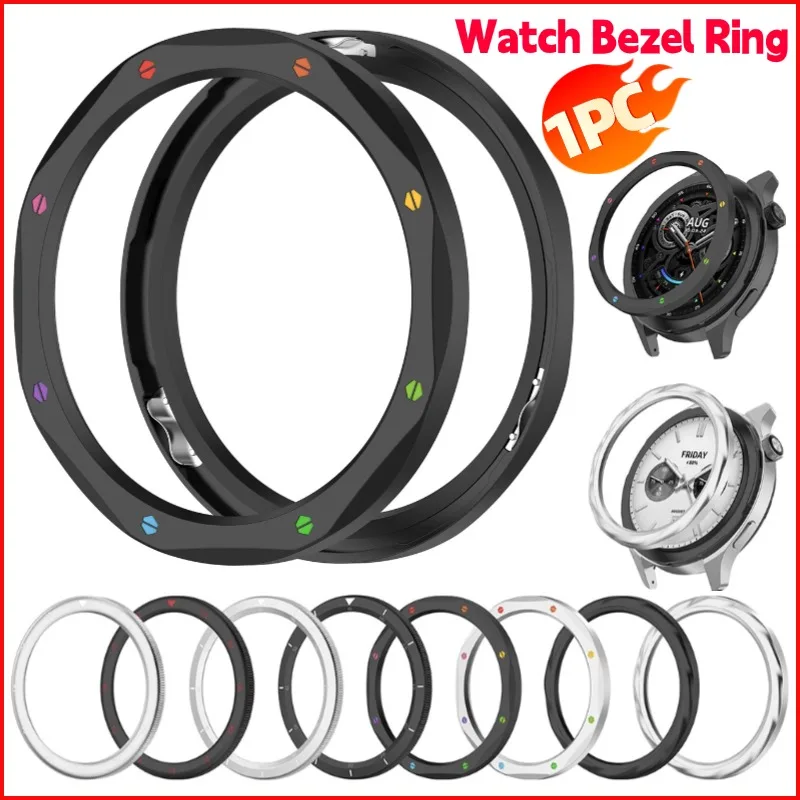 Metal Bezel Rings For Xiaomi W - مراجعة Xiaomi Smartwatch S3 Accessories وسعره