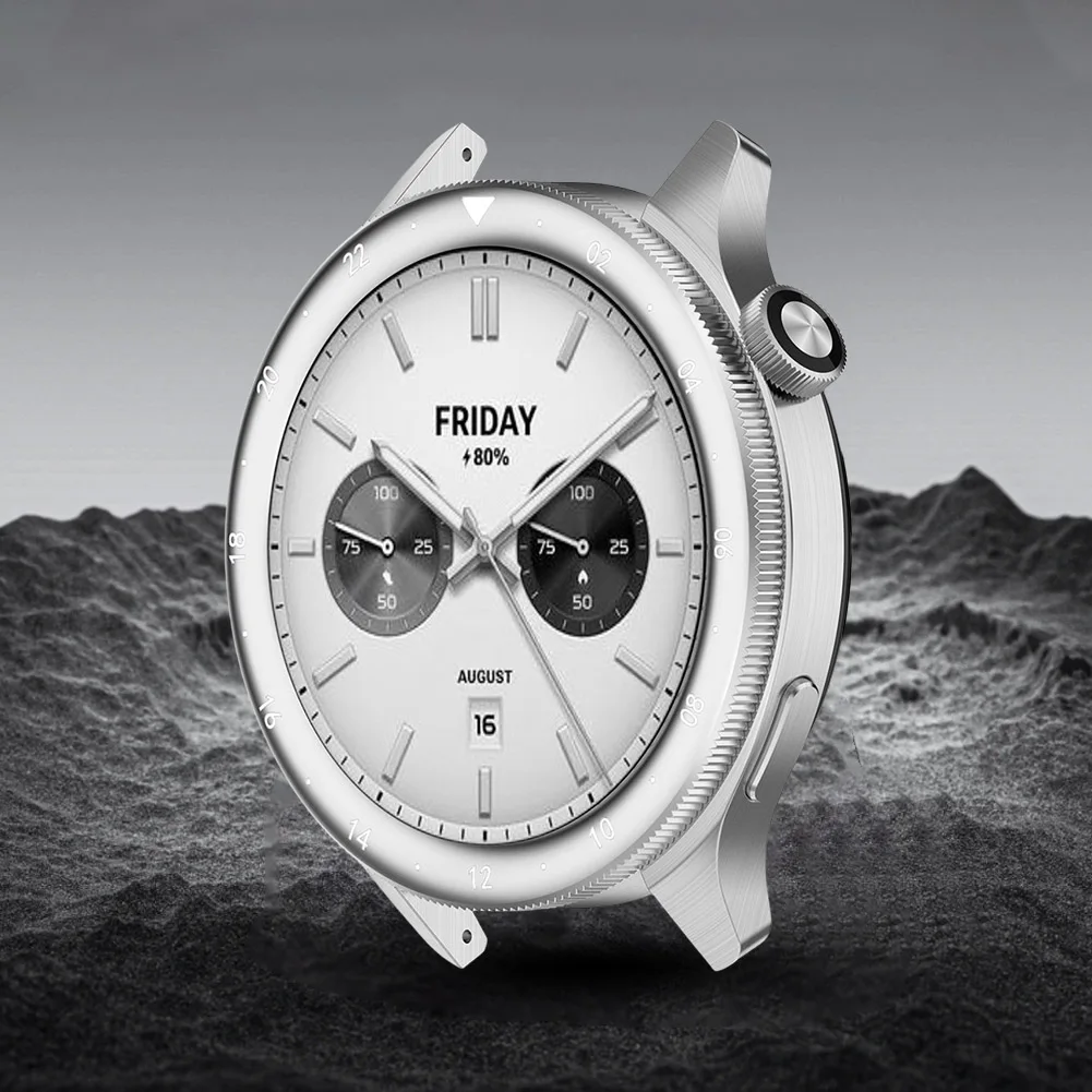 Metal Bezel Rings For Xiaomi W - مراجعة Xiaomi Smartwatch S3 Accessories وسعره