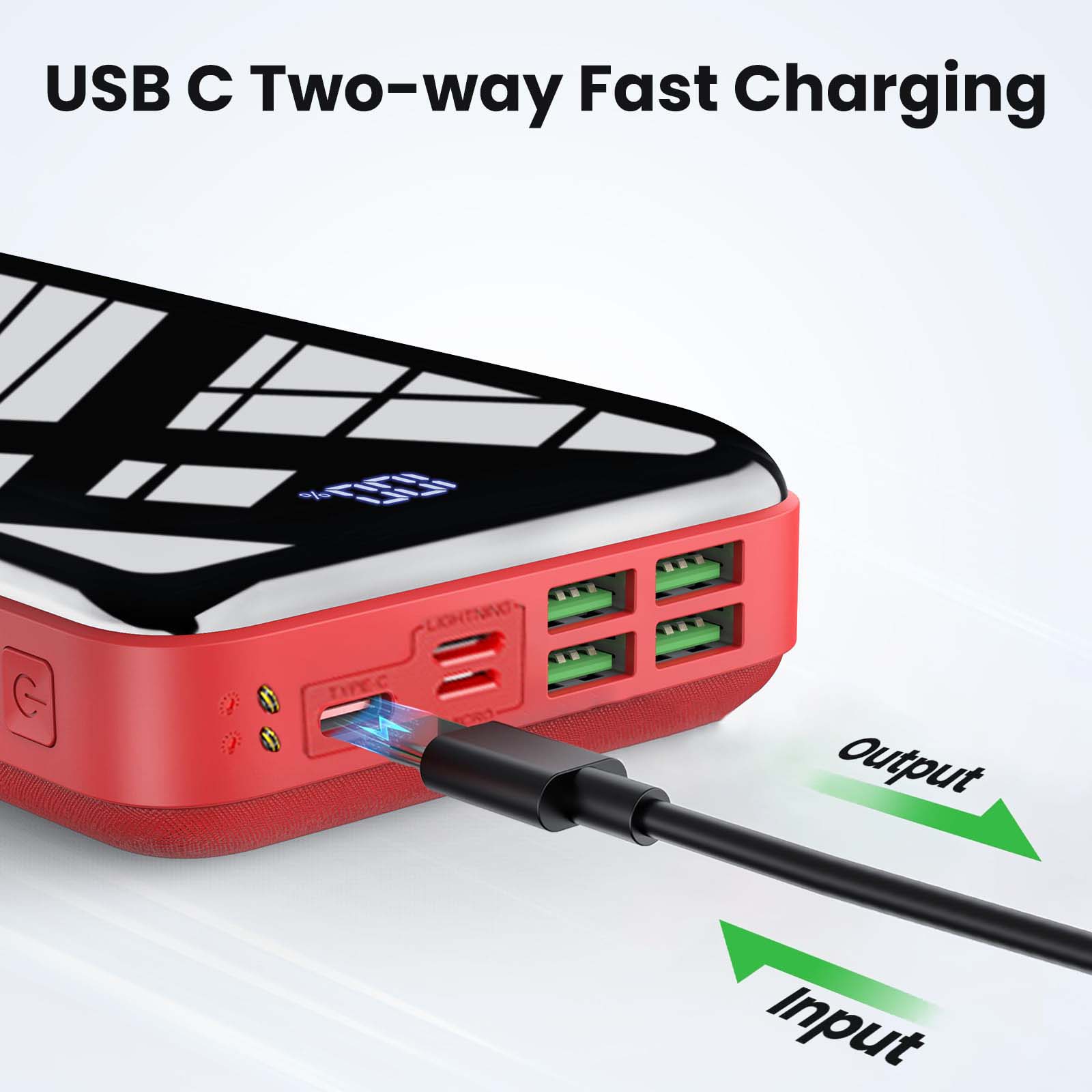 Portable Charger 30000mah Powe - مراجعة Smartwatch Ac وسعره