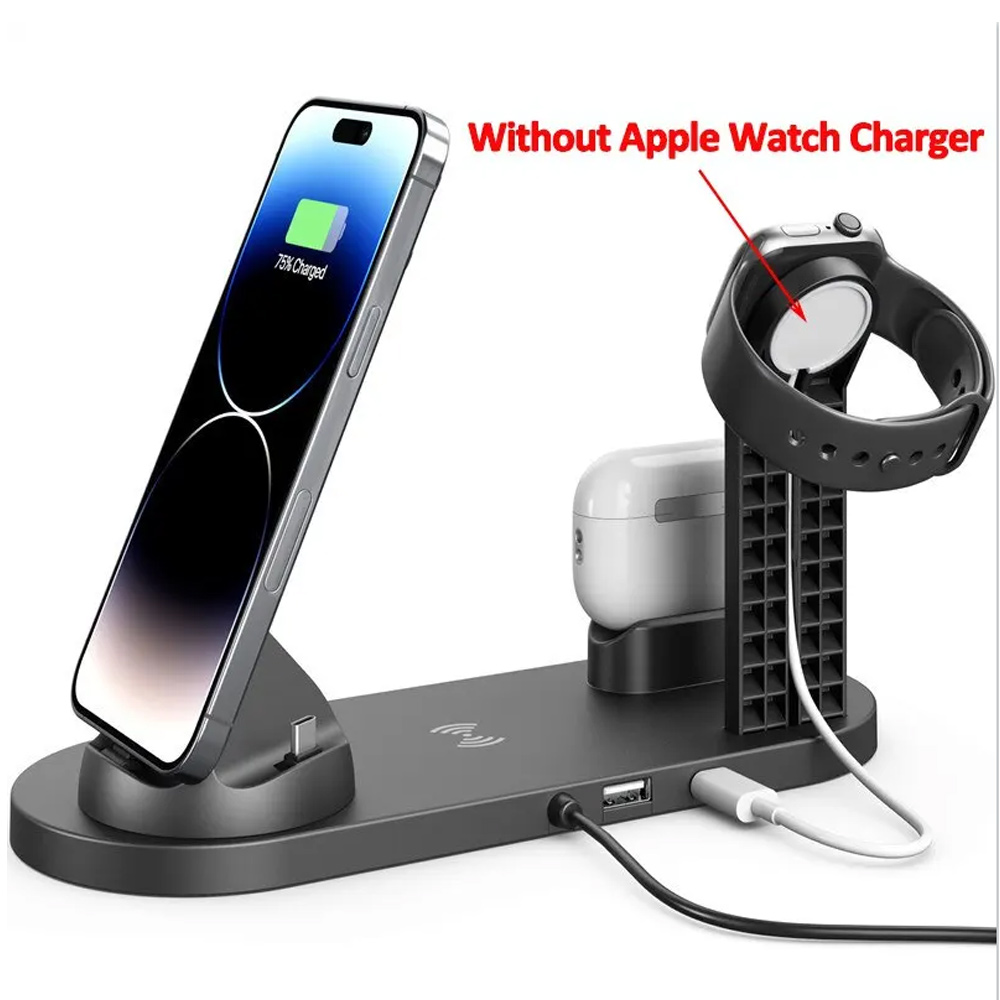 30W 7 in 1 Wireless Charger St - مراجعة Smartwatch Ac وسعره