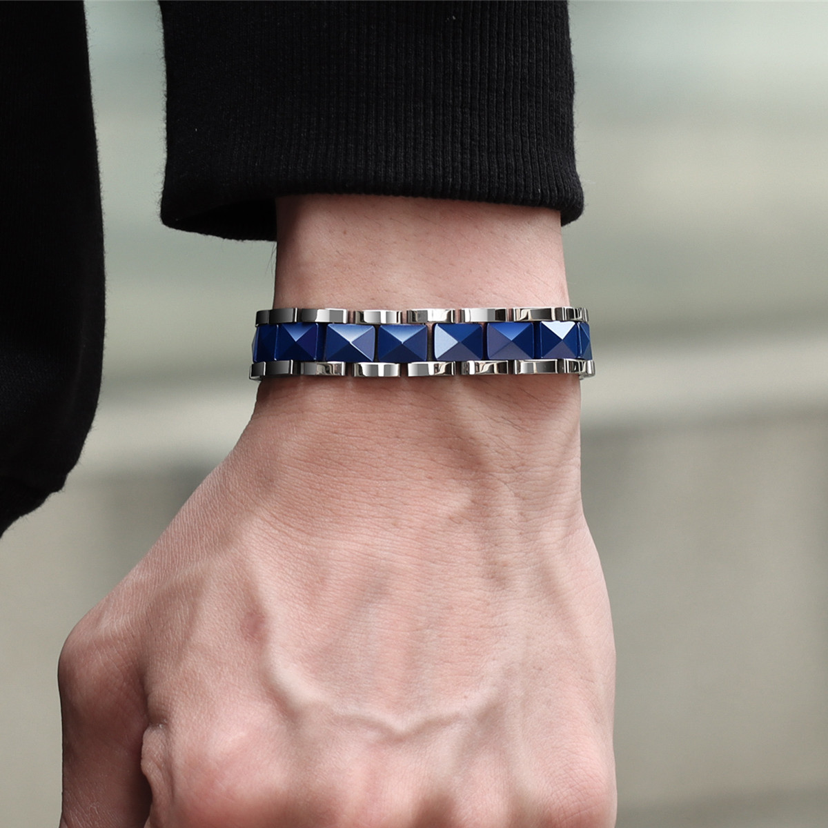 ARADOO Premium Ceramic Titaniu - مراجعة Ceramic Link Bracelet وسعره