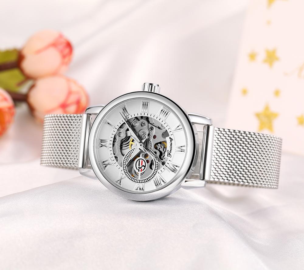 Reloj Mujer FORSINING Fashion  - مراجعة Stainless Mesh Band وسعره