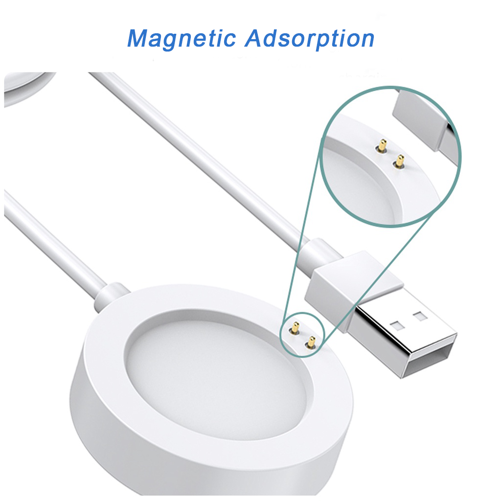 Magnetic Charger 100cm USB Cab - مراجعة Xiaomi Smartwatch S3 Accessories وسعره