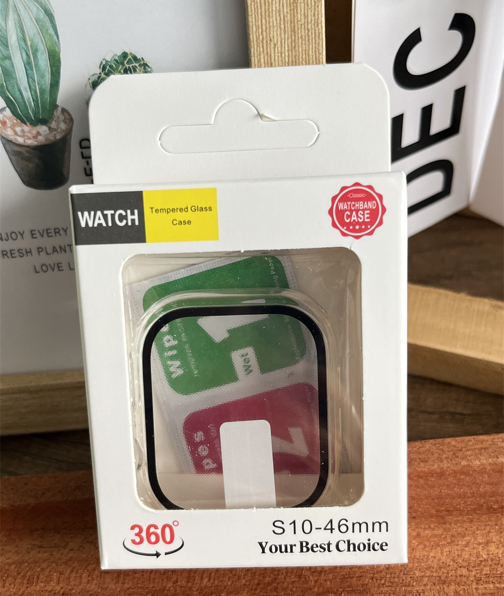 2pcs Tempered Glass Case For A - مراجعة Watch Case Bumper وسعره