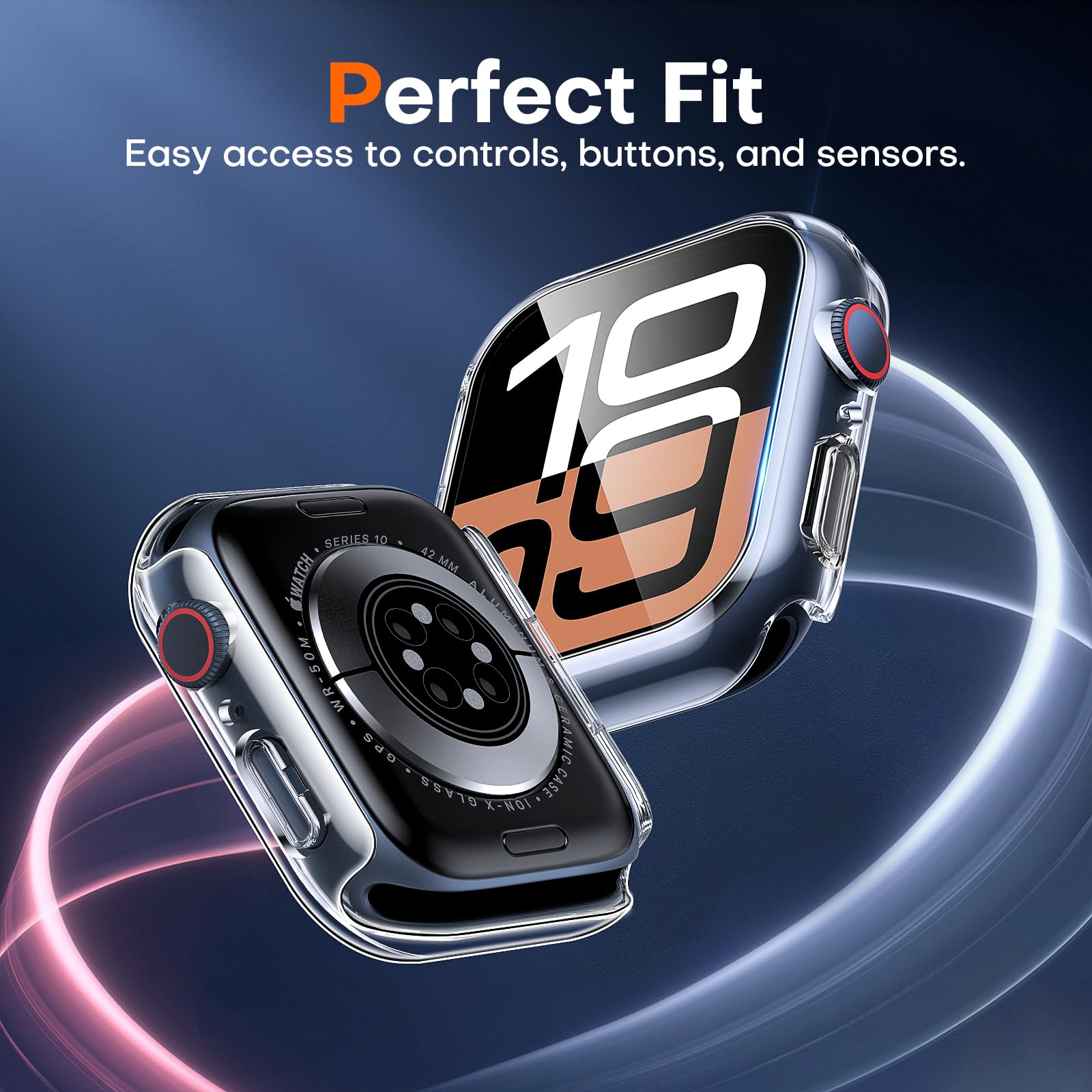 2pcs Tempered Glass Case For A - مراجعة Watch Case Bumper وسعره