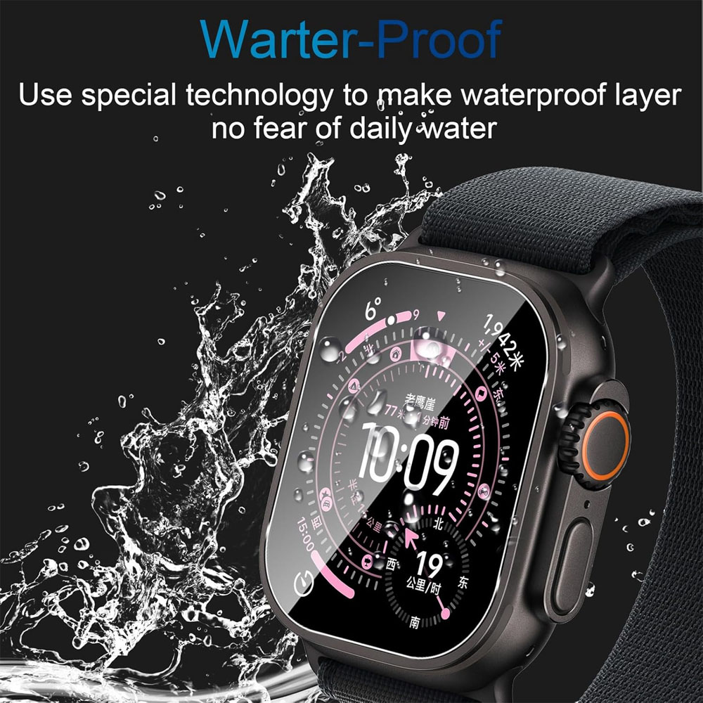 Tempered Glass For Apple Watch - مراجعة Watch Case Bumper وسعره