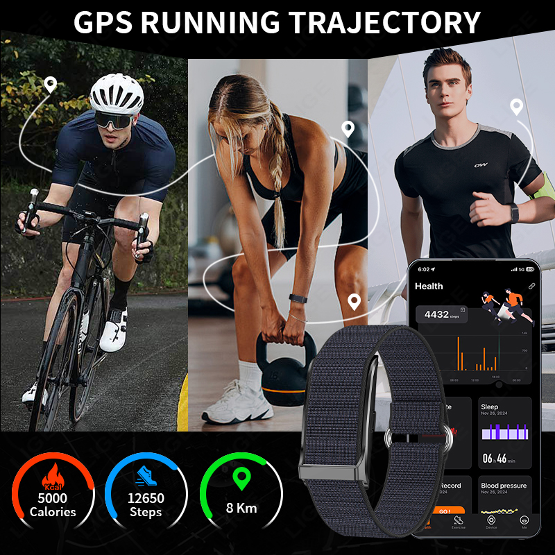 LIGE Smart Watch Heart Rate Bl - مراجعة Android Smartwatch Accessories وسعره