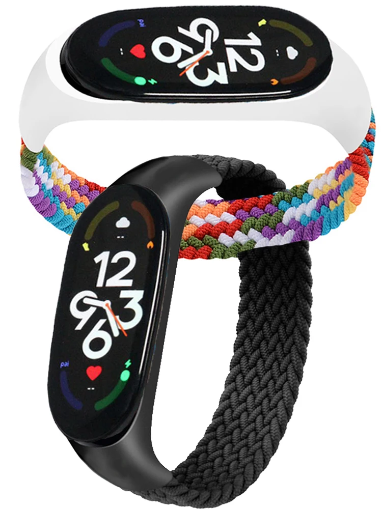 Watchband for xiaomi Mi band 7 - مراجعة Solo Loop Strap وسعره