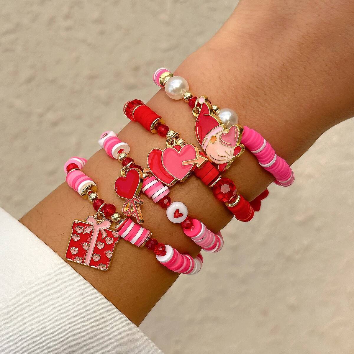 Salircon 4Pcs/Set Bohemia Soft - مراجعة Ceramic Link Bracelet وسعره