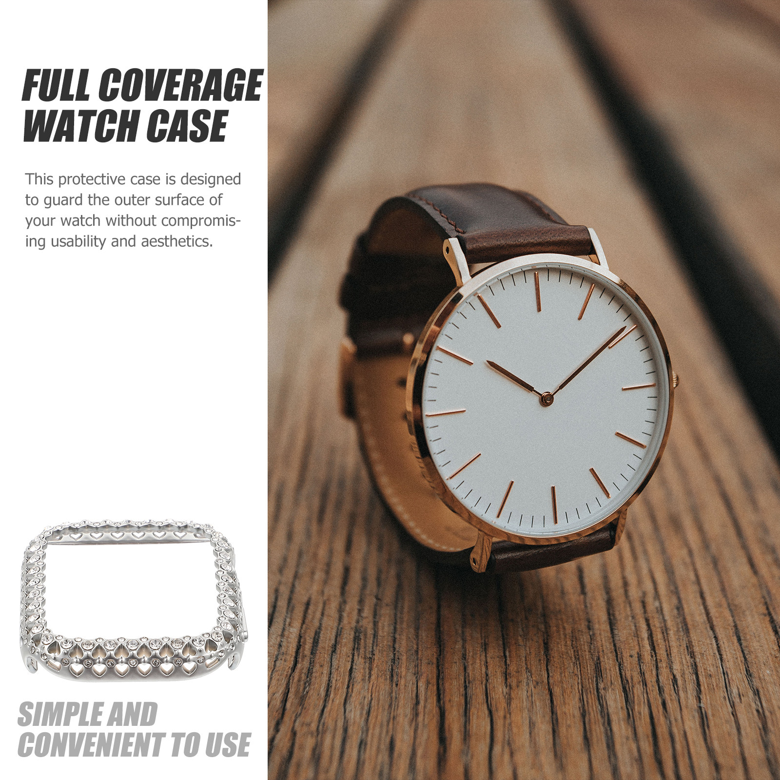Anti-Scratch Watch Protector f - مراجعة Watch Case Bumper وسعره