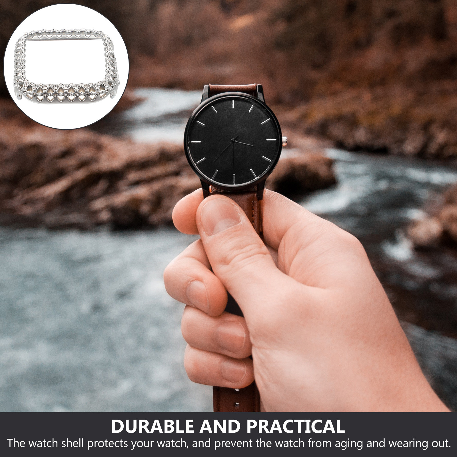 Anti-Scratch Watch Protector f - مراجعة Watch Case Bumper وسعره