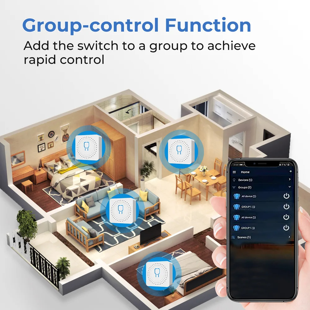 For Tuya Mini Smart WiFi Switc - مراجعة Smart Accessories وسعره