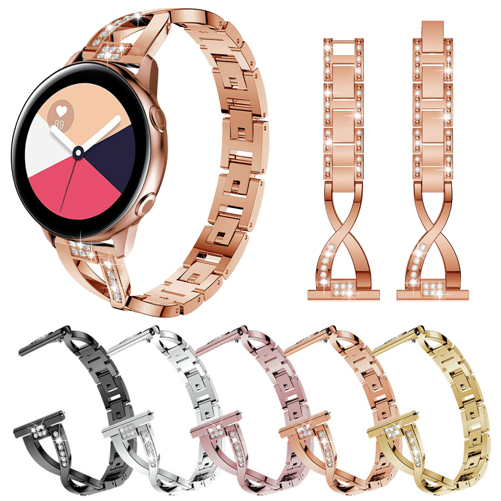 20 22mm luxury Band for Samsun - مراجعة Xiaomi Smartwatch S3 Accessories وسعره