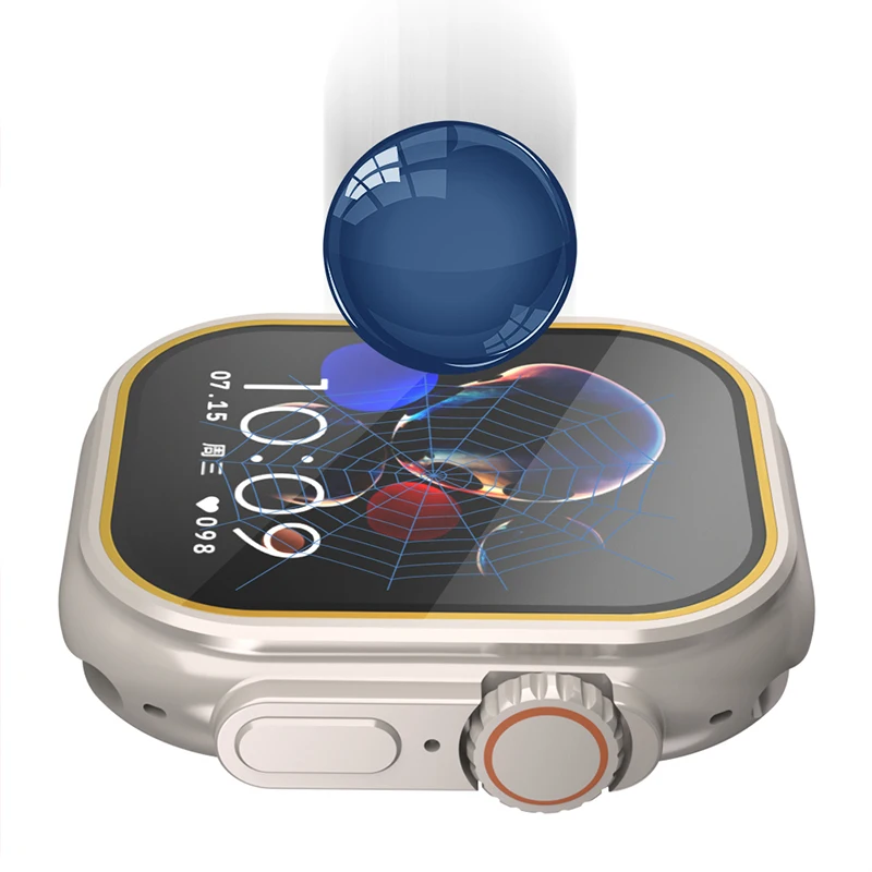Tempered Glass for Apple Watch - مراجعة Watch Case Bumper وسعره