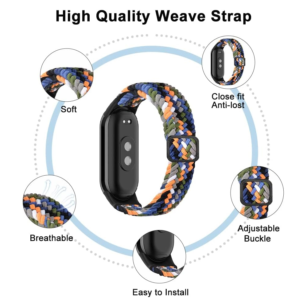 Strap for Xiaomi Mi Band 10 8  - مراجعة Solo Loop Strap وسعره