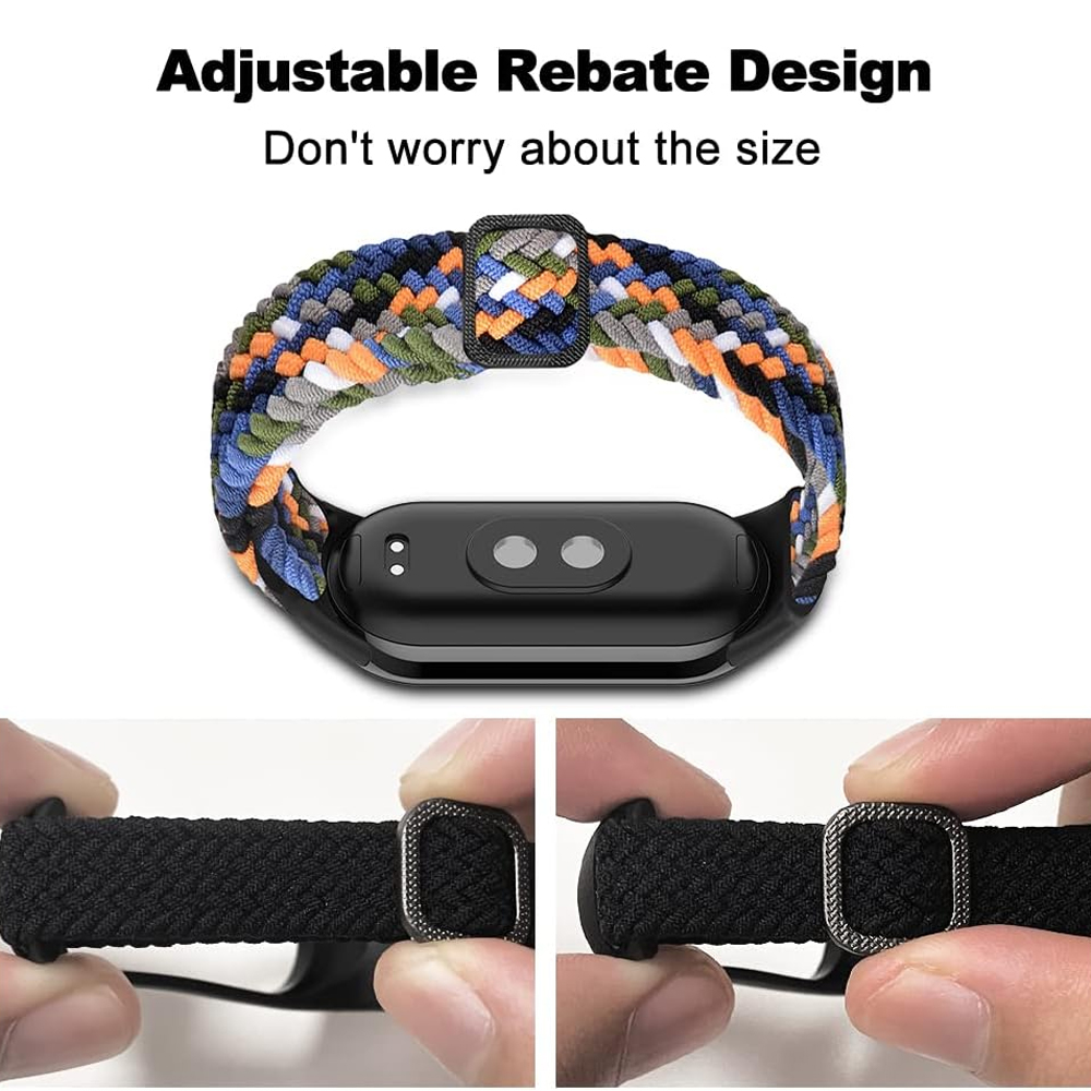 Strap for Xiaomi Mi Band 10 8  - مراجعة Solo Loop Strap وسعره