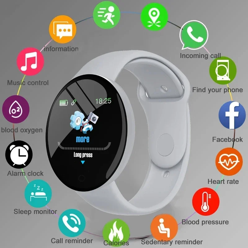Children D18 Smartwatch Square - مراجعة Android Smartwatch Accessories وسعره