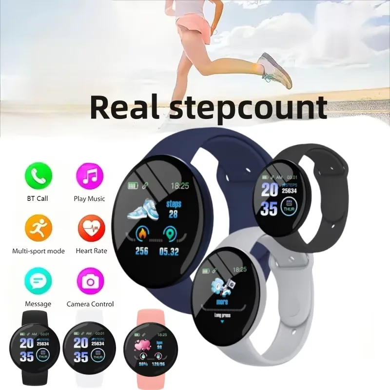Children D18 Smartwatch Square - مراجعة Android Smartwatch Accessories وسعره