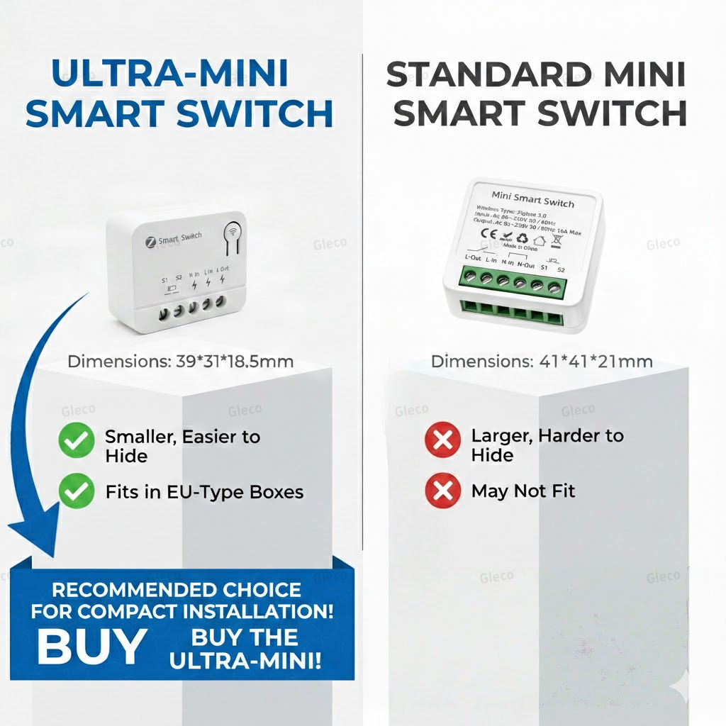 Zigbee TUYA 1/2Gang Mini Smart - مراجعة Smart Accessories وسعره