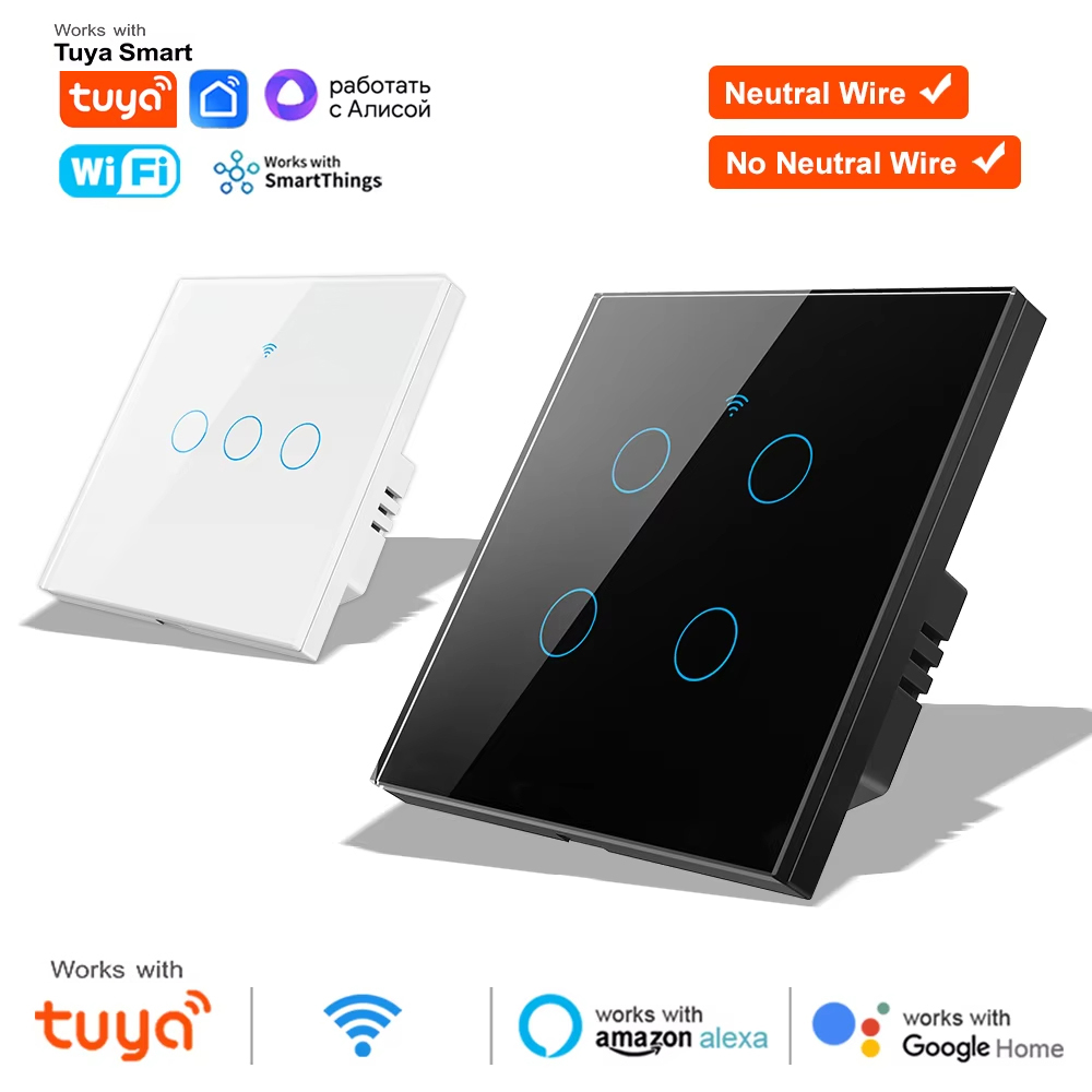 1 2 3 4 Gang WiFi RF 433mhz To - مراجعة Smart Accessories وسعره
