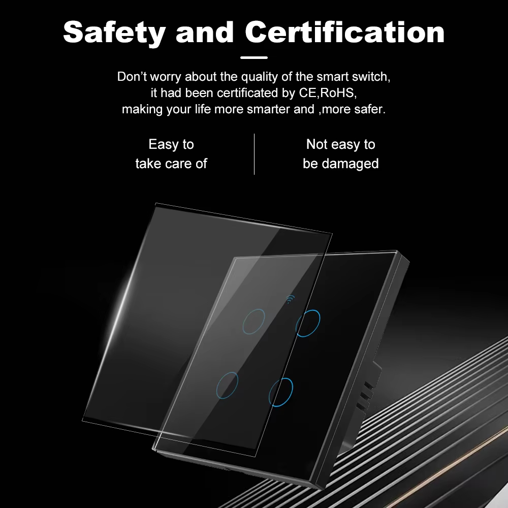 1 2 3 4 Gang WiFi RF 433mhz To - مراجعة Smart Accessories وسعره