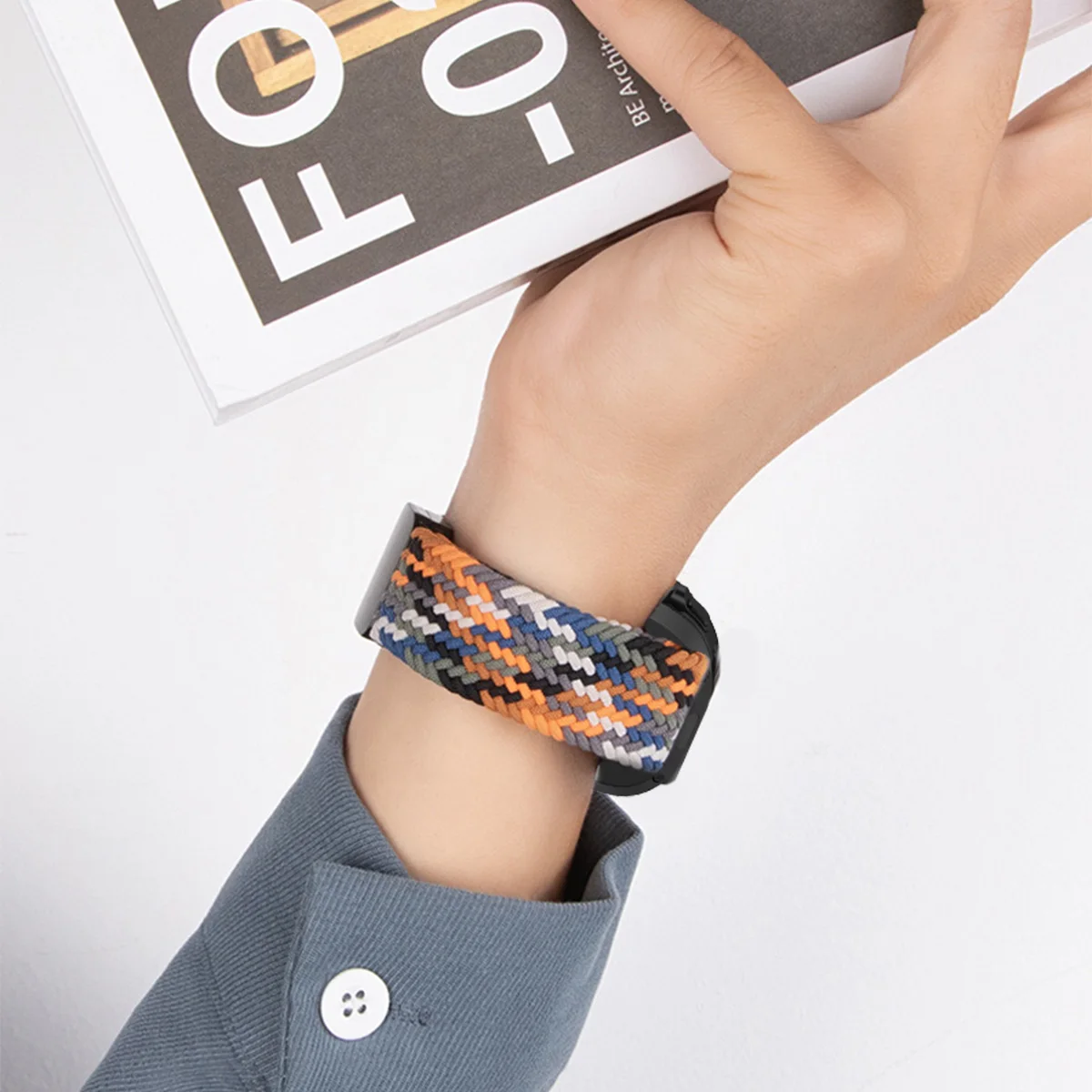 Magnetic Nylon Strap for Samsu - مراجعة Solo Loop Strap وسعره